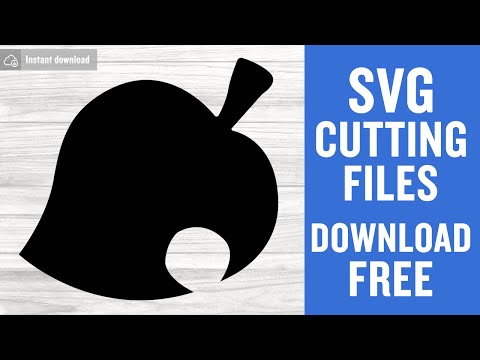 Animal Crossing Leaf Svg Free Cutting Files for Cricut Silhouette Instant Download