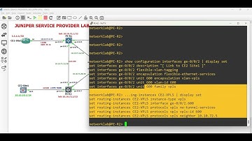 JUNIPER JUNOS  L2VPN VPLS Basic Configuration