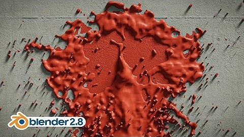 Blender Tutorial - Paint Splatter Effect in Eevee