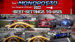 Monoposto 2022 BEST SETTINGS TO USE!