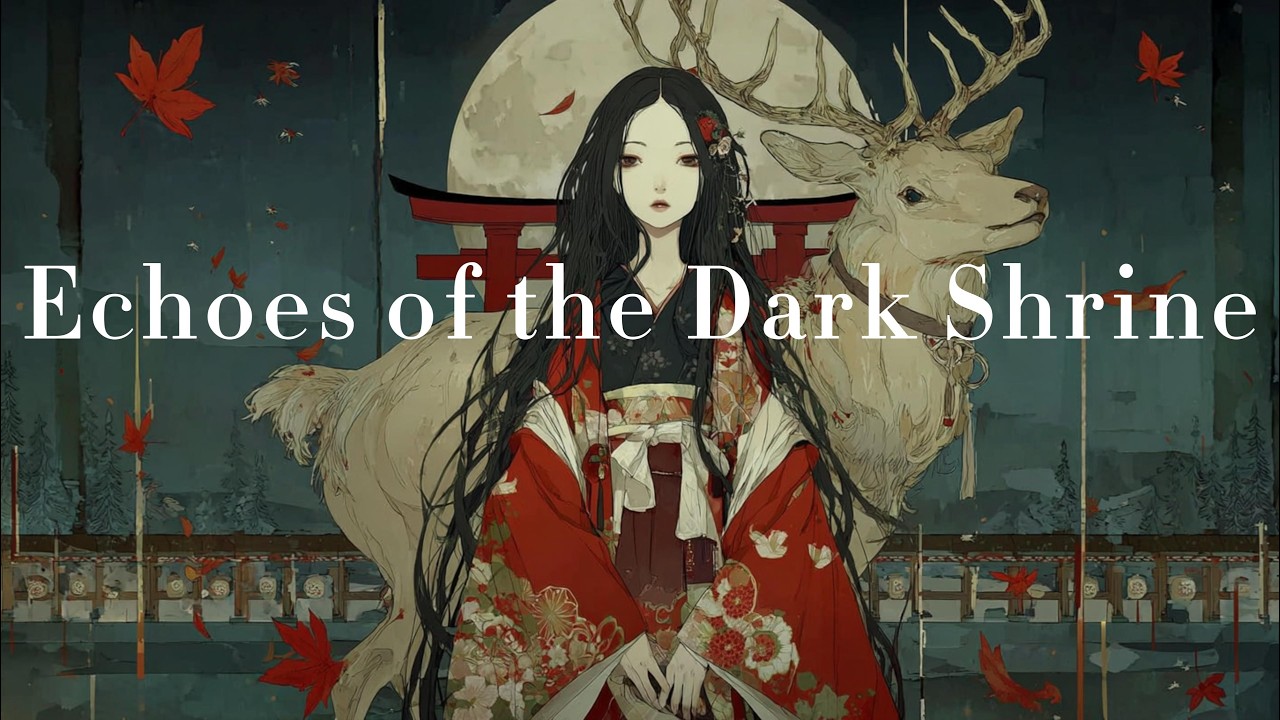 Dark Japanese Ambient – Divine Deer's Forest Breath | 神鹿の森息 – Sacred Yet Haunting Guardian
