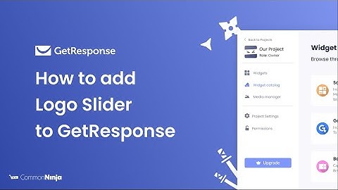 How to add a Logo Slider to GetResponse