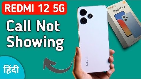 incoming call ringing but not showing redmi 12, how to fix incoming call not showing on screen
