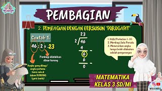 PEMBAGIAN KELAS 3 SD/MI DENGAN BERSUSUN (POROGAPIT) DAN PENGURANGAN BERULANG | MATERI MATEMATIKA