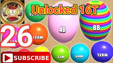 Blob Merge 3D Unlock🔓16T  Gameplay Walkthrough Part 26 (android-ios)@K Games Entertainment