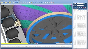Electroimpact - squircle part: VERICUT Composite CNC simulation