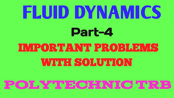fluid dynamics - problem with solutions - POLYTECHNIC TRB MATHS