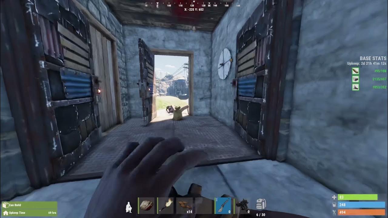 Rust How to Take down three door campers YouTube