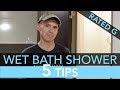Top 5 Tips for Showering in Your R-Pod RV Wet Bath