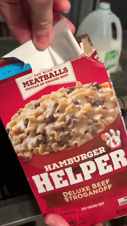 this is the second time I try hamburger helper and I’ve come to the conclusion that I hate it 😅
