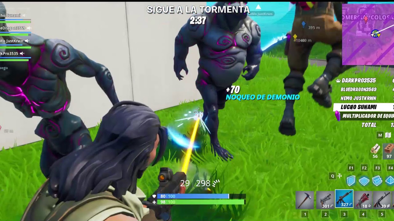 Jugando MODO DE JUEGO de ZOMBIS en FORTNITE [Lucho Sunami ...