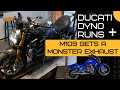 Ducati Monster 1200S Dyno Pulls + Suzuki M109 Gets a MONSTER Exhaust | Moore Mafia