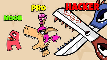 🤢 NOOB 😎 PRO 😈 HACKER | Alphabet Fish.io: Ocean Arena | iOS - Android APK