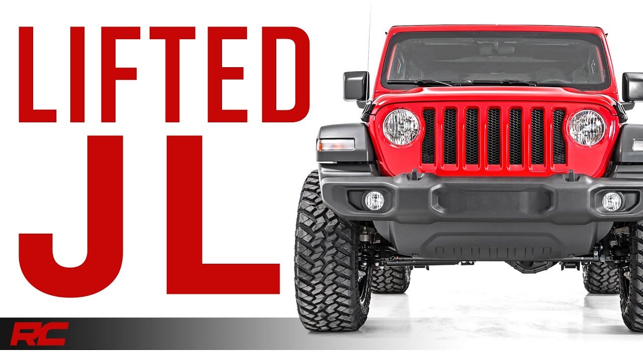 Jeep Wrangler JL Unlimited with 2.5inch Suspension Lift Kit by Rough