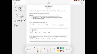 GRE Math Subject Test Question 2