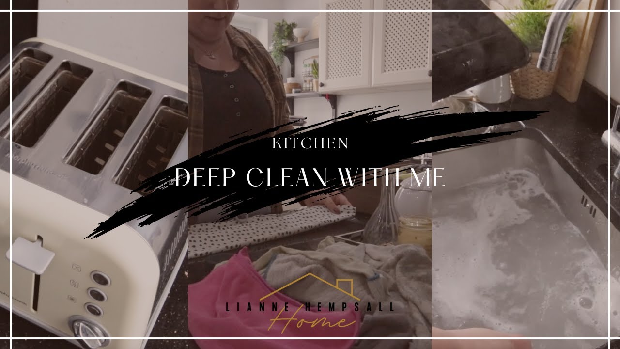 Kitchen deep clean with me | Deep cleaning motivation | Speed clean uk ...