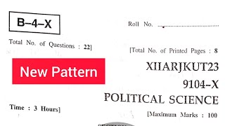 Jkbose Class 12th Political Science Paper 2023 | Annual Regular (Soft Zone) screenshot 5