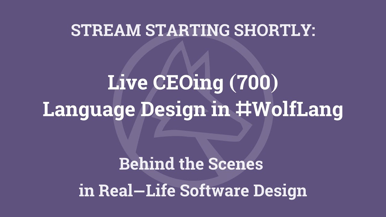 Live CEOing Ep 700: Language Design Review of Video, Image, and Audio continued
