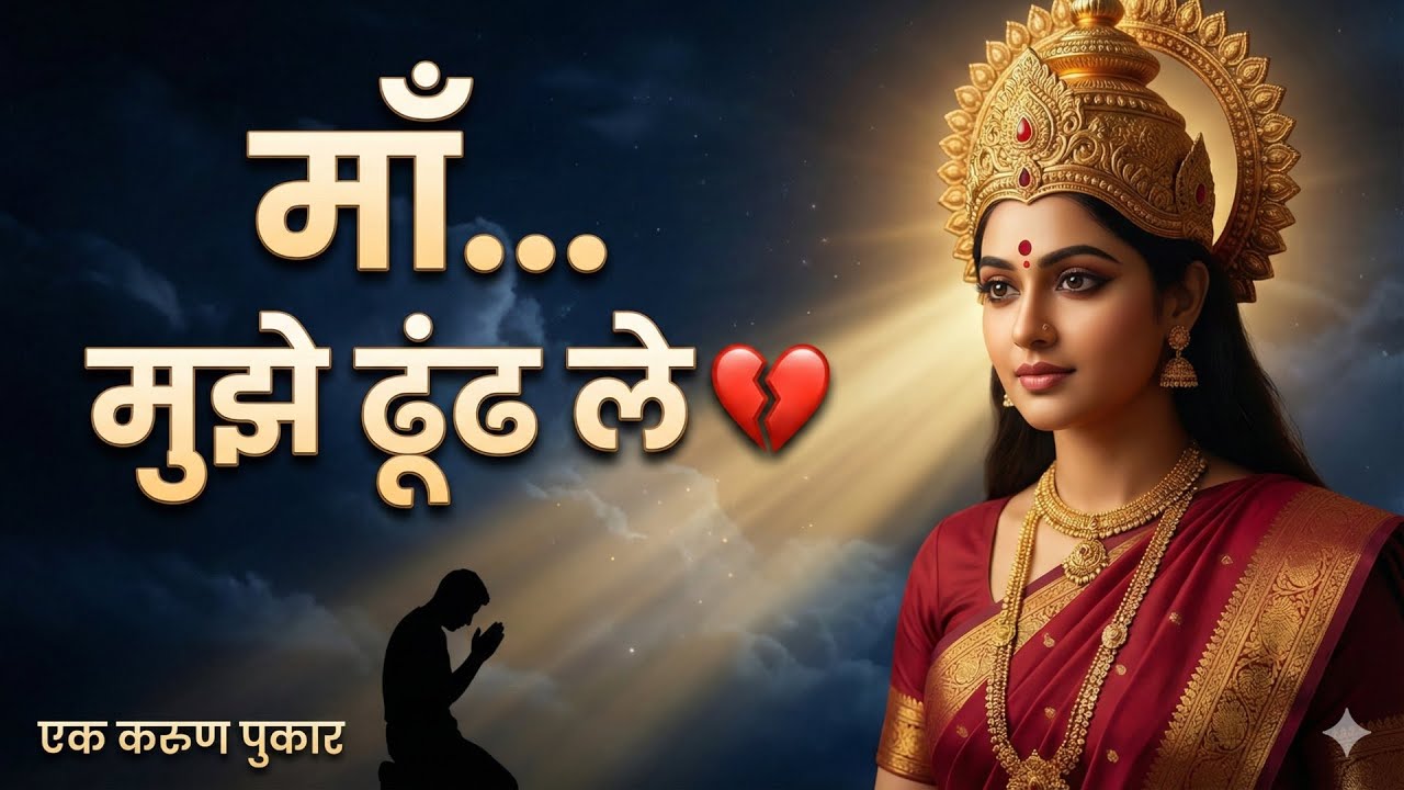 माँ… मुझे ढूंढ ले 💔 | एक करुण पुकार | भावुक भक्ति भजन