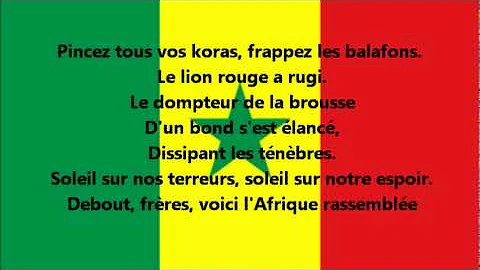 Quel est l'hymne national du Sénégal ?