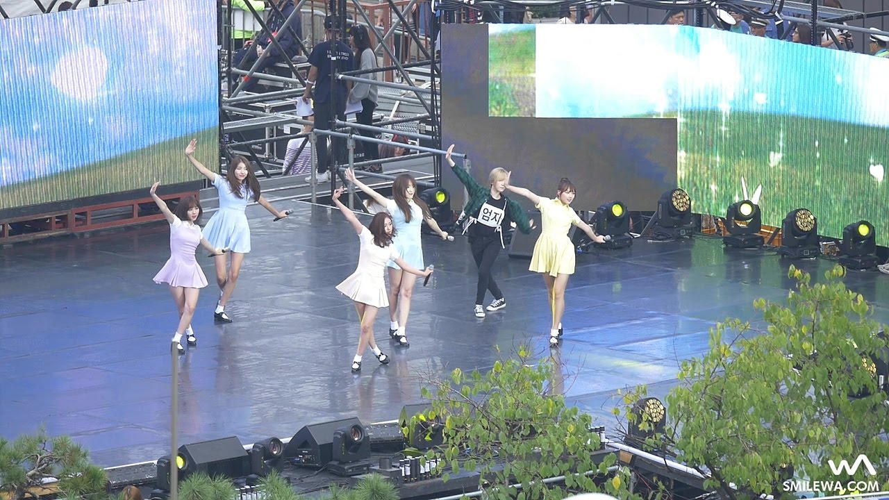 160930 여자친구 (GFRIEND) 너 그리고 나 (NAVILLERA) 직캠 (리허설) (엄지불참) @코엑스 영동대로 뮤직뱅크 Fancam by -wA-