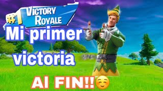 Mi Primer Victoria De Fortnite Al Fingarciax701