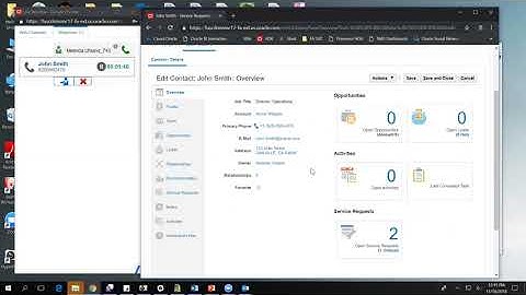Oracle CX - CTI integration