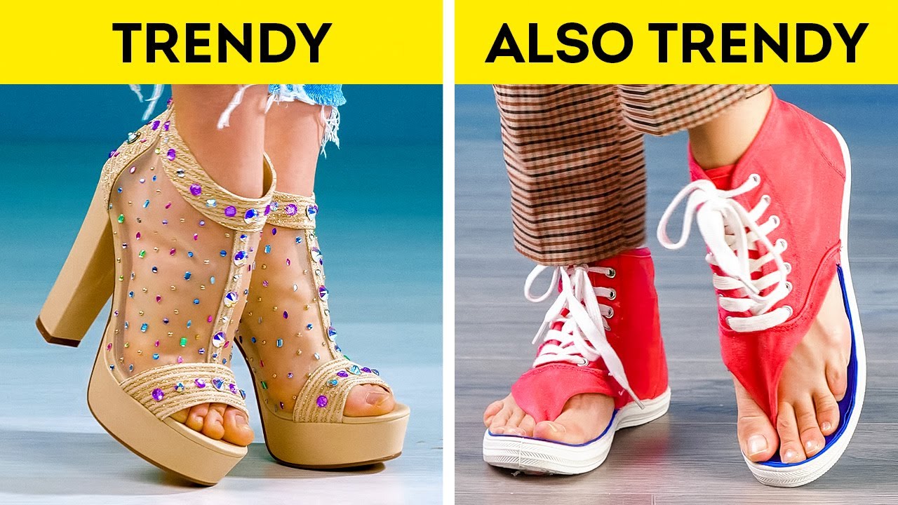 25 TRANSFORMATIONS to create trendy unique shoes