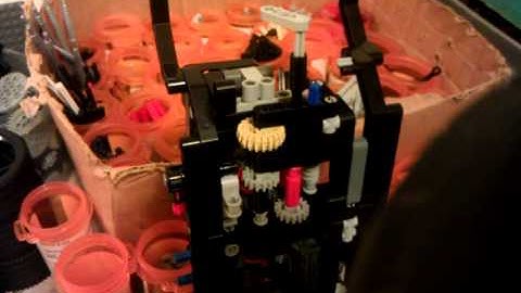 Remote control LEGO 4 speed transmission demo