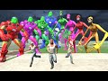 Franklin Saving His Iron Hulk Team From Team Verity Monster In Indian Bike Driving 3d