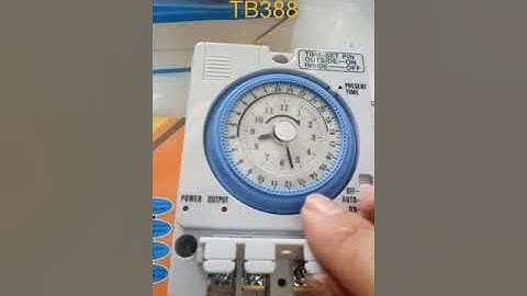 Đồng hồ hẹn giờ tắt mở điện timer Camsco TB388