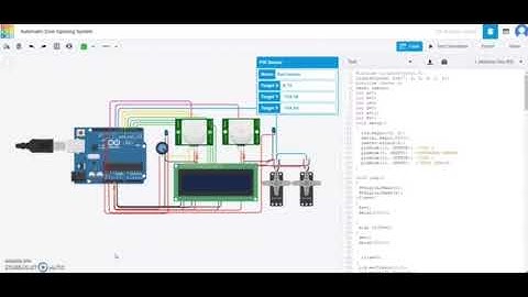 Automatic Door System using tinkercad