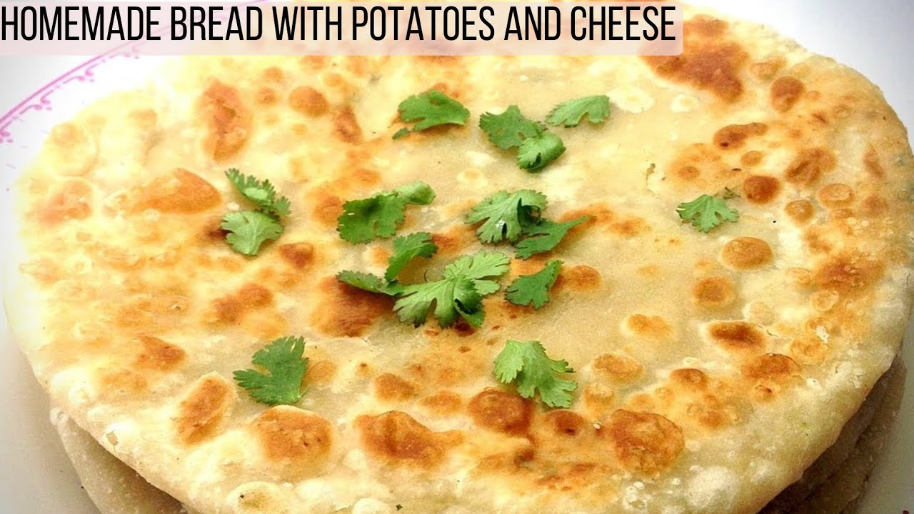 Potato Filled Bread Aloo ka pratha Homemade Bread homemade 