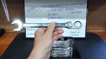 ICON FLEX HEAD RATCHETING WRENCH SET, (7) MONTHS OF USE, WHAT I LIKE AND DON