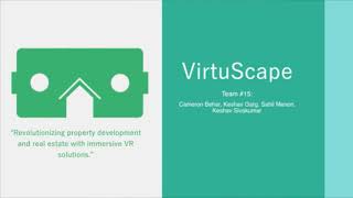 2016 MIT Launch Startup Pitches - VirtuScape