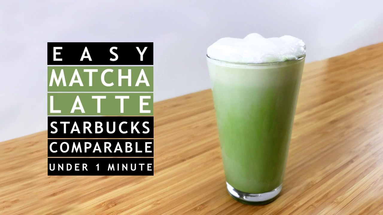 Starbucks Matcha Green Tea Latte comparable by Matcha Outlet YouTube