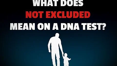 What Does Not Excluded On A DNA Test Mean?