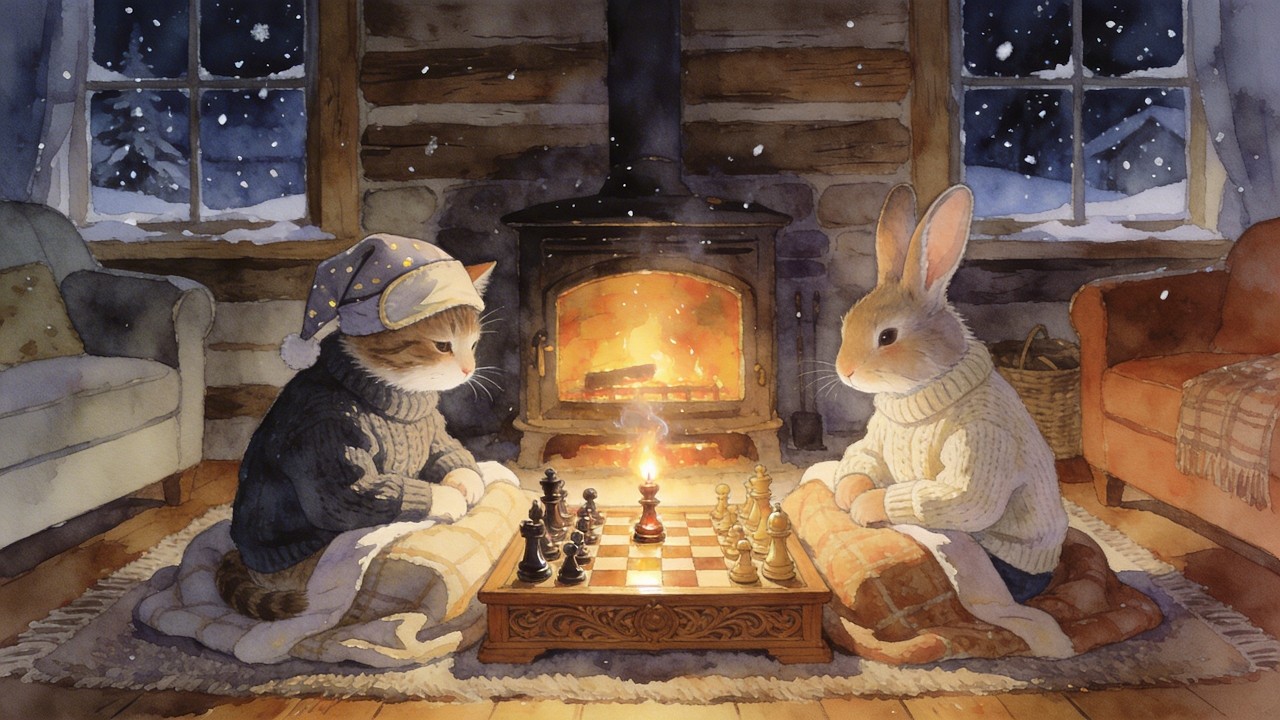 [Ambience Music] Quiet Snow & Little Joys ❄️ | Cozy Magic Storybook Music  from the Village