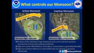 Monsoon 2013 Outlook for Central and SW Arizona