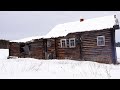 La vie seule dans une maison abandonne cabane en rondins loin de la civilisation ep1