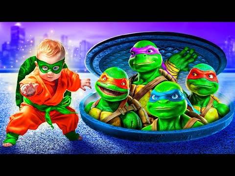 Olağanüstü Ninja Kaplumbağa Değişimi! Genç Mutant Ninja Kaplumbağalar Evrimi