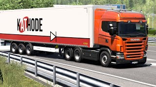 ETS 2 - Scania R Highline Transporting Truck Batteries from Klagenfurt Part 2