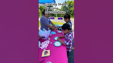 Shapes Snacktivity | Great STEM activity | quickeasyplay# toothpick 🦷🍡marshmallows play| part3😁🤓