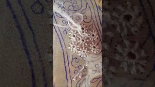 thread embroidery design for beginners step by step tutorial #shortvideo #kadhai  #youtubeshorts