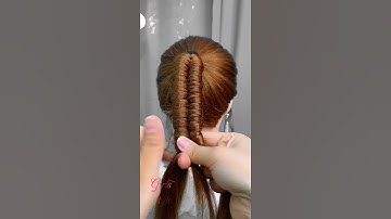 Easy simple quick hairstyle tutorial #hairstyle #viralvideo #trending #shorts #shortsfeed