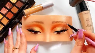 ASMR Makeup on MANNEQUIN 😴 ASMR Doing Your Makeup 💄 Layered Sounds, Makeup Tutorial, Application screenshot 4