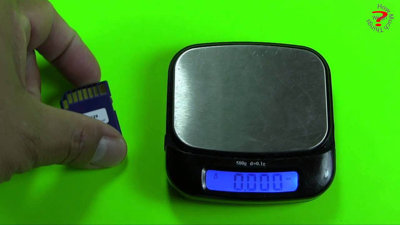 How much does this 2GB SDHC Card weigh? YouTube