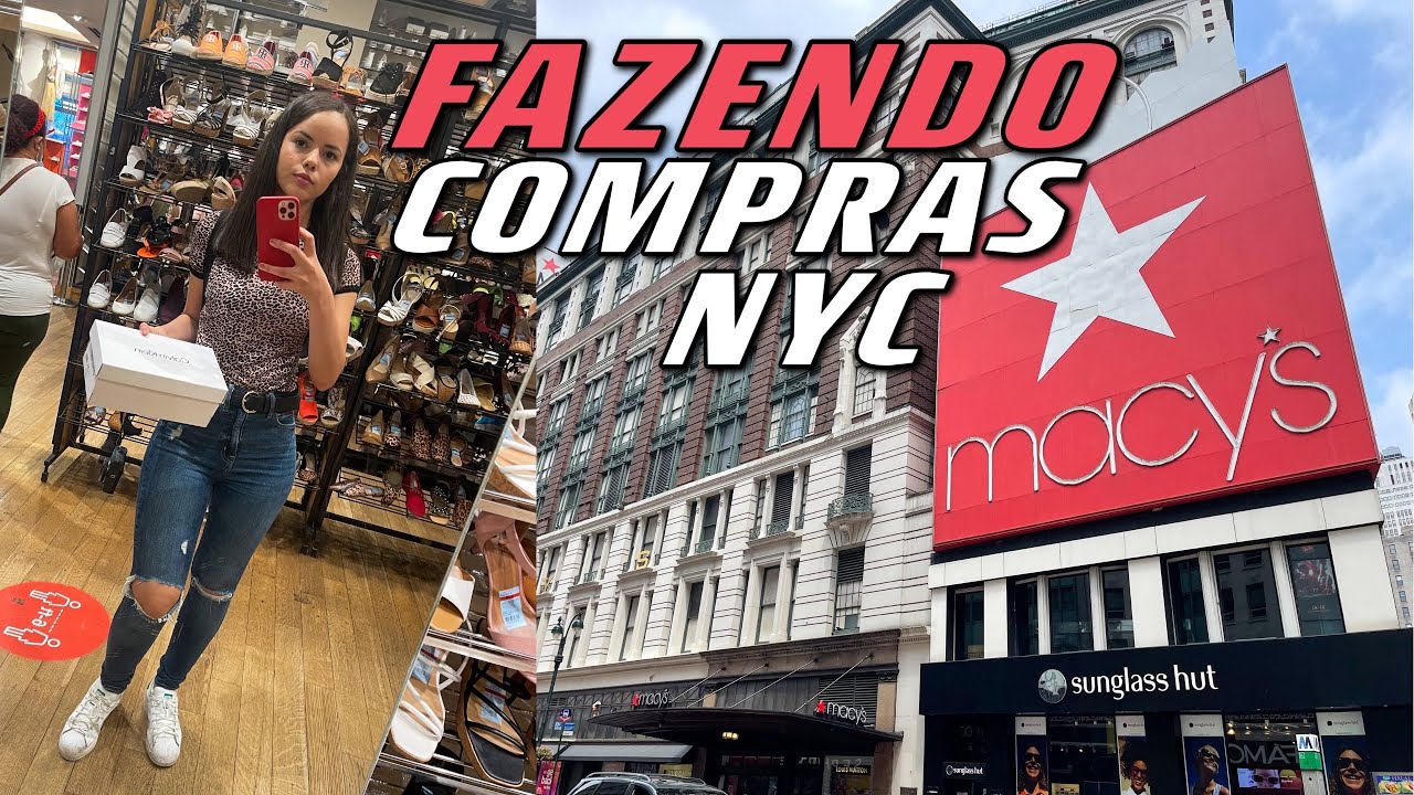 FAZENDO COMPRAS NOS ESTADOS UNIDOS Macy's e T.J. Maxx YouTube