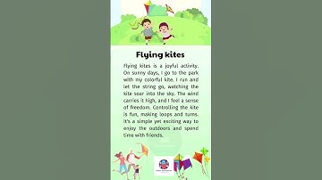 Flying Kites #englishforbeginners #kidslearning #kidslearningvideos