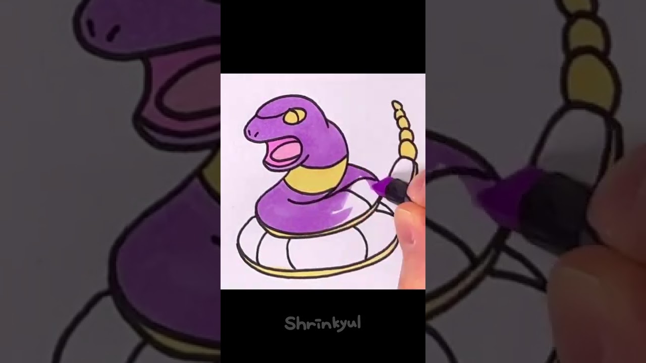 Drawing and Coloring - Pokémon Ekans 